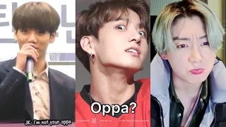 [ENG SUB] Jungkook’s reaction after being called Oppa THEN VS NOW 2021