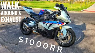 BMW S1000RR Walk Around - Akrapovic Exhaust Sound/Idle