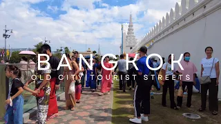 [4K] Heatwave Walk at 37°C 🥵 around Old City in Bangkok | Tha Tien Pier Reopens