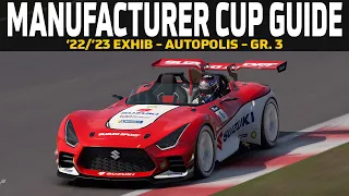 [Gran Turismo 7] '22/'23 Manufacturer Cup R3 Guide - Autopolis - Gr. 3