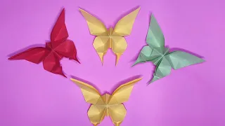 Origami Kupu-kupu | How To Make Origami Butterfly |  Hallo origami