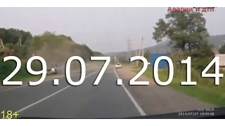 Аварии и ДТП Июль 2014 Car crash compilation #29