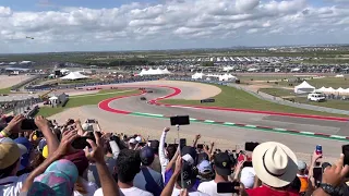 2021 F1 USGP Opening Lap (COTA)-Turn 9