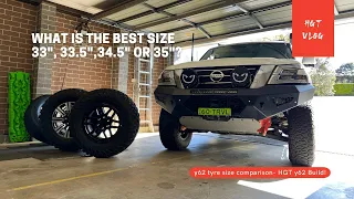 The best tyre size for a Nissan y62 Patrol   HGT y62 Build1