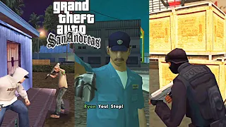 GTA San Andreas Gameplay - DYOM mission - Drug Addict, Trouble at the Docks & Going Up