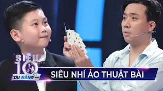 Trấn Thành một lần nữa GỤC NGÃ trước tài Ảo Thuật Bài siêu đẳng của Siêu Nhí Bảo Long