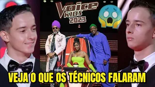 O QUE OS TÉCNICOS DO THE VOICE KIDS 2023 FALARAM DE WELLINTON PEDRO? APRESENTAÇÃO AUDIÇÕES AS CEGAS