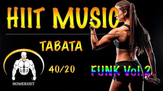 HIIT MUSIC  - 40/20 - FUNK VOL.2 -  TABATA SONGS - BRASIL