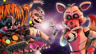 FNAF Scrap Baby & Ballora vs Funtime Foxy