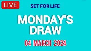 The National Lottery Set For Life draw results from Monday 4 March 2024 | Live