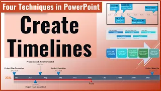 Create PowerPoint Timelines:  4 Different "How-To" Techniques