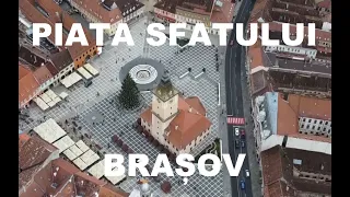 Dimineața în centrul vechi din Brașov | Lazy morning in Brașov Romania - Drone Footage