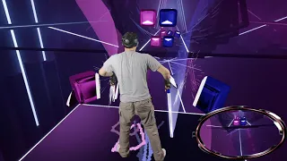 Beat Saber (Expert++) || Rush E || Mixed Reality