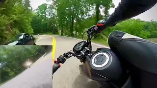 Riding the Tail of The Dragon with z125s Split View