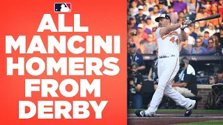 All of Trey Mancini's Home Run Derby homers! Incredible inspiration makes it to finals