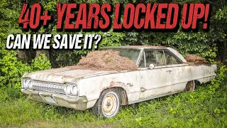 ABANDONED Dodge Monaco LOCKED UP for 40+ Years: Can We Save It?