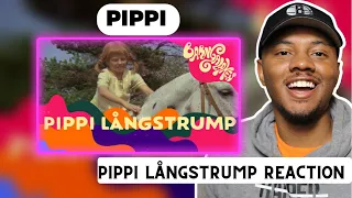 AMERICAN Reacts To Här kommer Pippi Långstrump - Officiell musikvideo! | Dar The Traveler