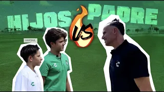 ¡RETO PADRE VS HIJOS! // Con Walter "Lorito" Jiménez vs Bautista y Tahiel Jiménez