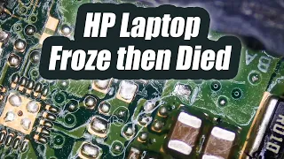 HP Laptop 15t-cn100 Froze then won't power on