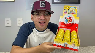 ABRINDO UMA CAIXA CHEIA DE KINDER OVOS DOS MINIONS!!