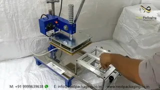 Manual Blister Packing Machine - 6 Cavity | Scrub Blister Packing Machine