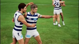 AFL Carlton VS Geelong Highlights R18 2022 AFL Evolution 2