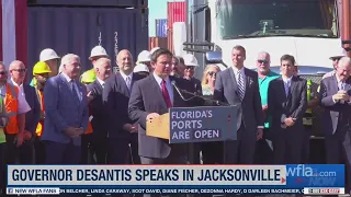 DeSantis, FDOT Secretary hold press conference in Jacksonville