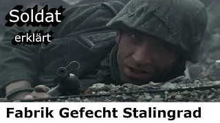 Soldat erklärt Fabrik Gefecht Kriegsfilm Stalingrad (1993) (analysiert und erklärt)