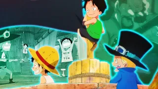 A base secreta do ACE SABO e LUFFY