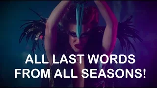 Escape the Night LAST WORDS from ALL SEASONS (includes minor characters)