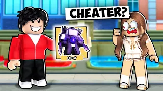 I Cheated in 1V1 MODE With DEV UNITS!