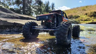 Axial Capra Waterfall Adventure!!! @rcuintheshed6981