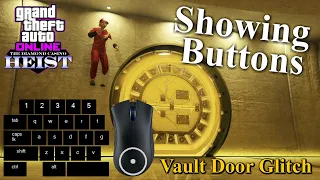 Vault Door Glitch with Keyboard on Screen - GTA Online Casino Heist Vault Door Glitch