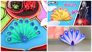 DIY Tutorial The new Miraculous Ladybug COMPILATION 🦚 How to make Peacock Miraculous 3 version