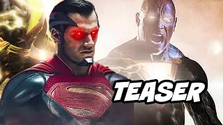 Shazam Black Adam Teaser - Black Adam Scene and Justice League News Breakdown