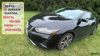 hertz rental 2022 maxima sv  review