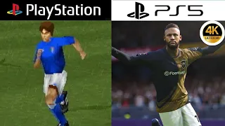 History/Evolution of Pro Evolution Soccer (PES) 1999-2021