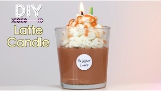 DIY Starbucks Latte Candle (Holiday Gift Idea)