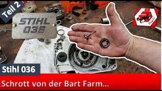 Wellendichtringe an der Motorsäge tauschen | Stihl 036 @BartFarm Teil 2