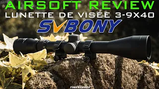 Airsoft Review #258 [GEAR] Svbony SV120 Lunette de visée 3-9X40 (Rifle Scope) (SVBONY) [FR]