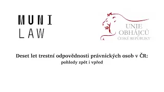 Deset let trestní odpovědnosti právnických osob v ČR