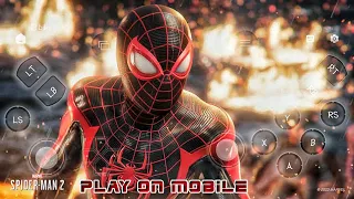 I PLAYED SPIDER MAN 2 GAME ON MOBILE |  ANDROID/IOS | I WAS REALLY SHOCKED 😲