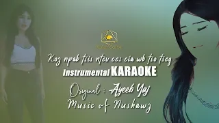 Karaoke Koj npab tsis ntev ces cia wb tso tseg, Original Abyeeb Yaj