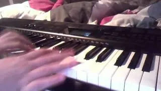 how to play axel F (intro) on keyboard/piano