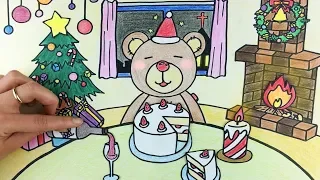 # Christmas stop motion !! Bear and Cozy Christmas ♥ :: Self Acoustic