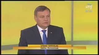 „Labas rytas, Lietuva" svečias - Seimo Pirmininkas Vydas Gedvilas (pokalbis studijoje)