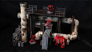 40k Terrain - Pipelines and Conduits - Scratch Built Industrial Tutorial - Necromunda, Kill Team