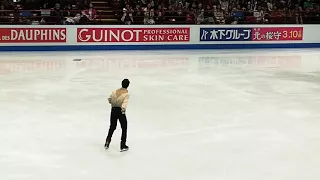 ALEXEI BYCHENKO AFTER FS TO KISS AND CRY - WORLD FIGURE SKATING CHAMPIONSHIPS 2018 MILAN - MEN FREE