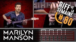 | RIFFS DE LÉGENDE | Sweet Dreams de Marylin Manson - tuto guitare