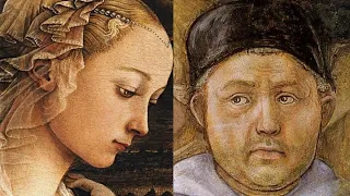 Мадонна с вуалью ! Фра Филиппо ди Томмазо Липпи ! Италия, 15 век